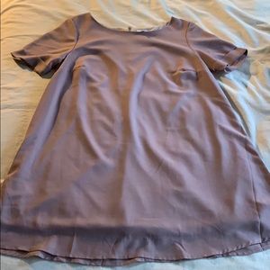 Short sleeve mini dress